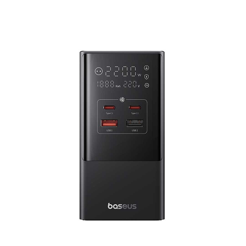 Baseus PowerCombo AC-DC 3AC+2U+2C 35W Tower Digital PowerStrip